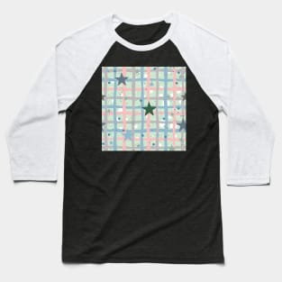 Stars Pattern Baseball T-Shirt